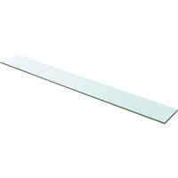 vidaXL Shelf Panel Glass Clear 100x12 cm