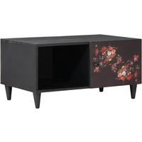 vidaXL Coffee Table Multicolour 80 x 50 x 40 cm Solid Mango Wood