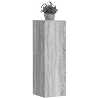 vidaXL Plant Stands 2 pcs Grey Sonoma 33x33x100 cm Engineered Wood