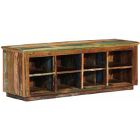vidaXL Shoe Cabinet Brown 110 x 35 x 40 cm Solid Reclaim Wood