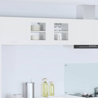 vidaXL Hanging Cabinet with Door White 40 x 31 x 40 cm Engineered Wood