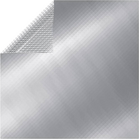 vidaXL Pool Cover Silver 732x366 cm PE