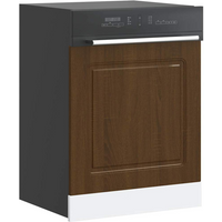 vidaXL Dishwasher Panel Kalmar Brown Oak 60x1.5x67 cm Engineered Wood
