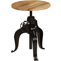 vidaXL Bar Table Solid Mango Wood 60x(76-110) cm