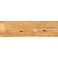 vidaXL Table Top Live Edge 100x40x3.8 cm Solid Wood Mango