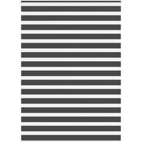 vidaXL Zebra Blind Black 155x230 cm Fabric Width 150.9 cm Polyester