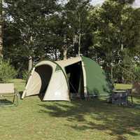 vidaXL Dome Tent Dome with Roof with Storage Green 384 x 254 x 170 cm