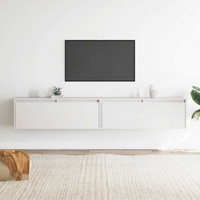vidaXL Wall Cabinets 2 pcs White 100x30x35 cm Solid Wood Pine