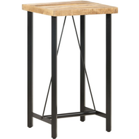 vidaXL Bar Table 60x60x107 cm Rough Mango Wood