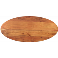 vidaXL Table Top 90x40x2.5 cm Oval Solid Wood Acacia