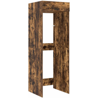 vidaXL Wash Machine Cabinet with Storage Smoked Oak 67.5 x 68 x 200 cm