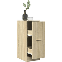 vidaXL Apothecary Cabinet Sonoma Oak 30x41x77.5 cm Engineered Wood