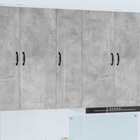vidaXL Kitchen Cabinet Kalmar Concrete Grey 30 x 31 x 100 cm