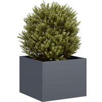 vidaXL Planter Anthracite 40x40x30 cm Steel