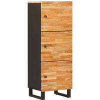 vidaXL Storage Highboard Brown 40 x 33 x 110 cm Solid Mango Wood