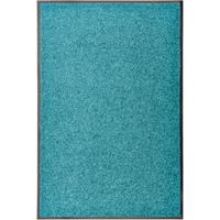 vidaXL Doormat Washable Cyan 60x90 cm