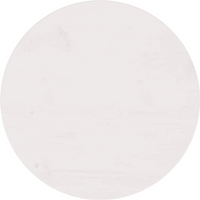 vidaXL Table Top White Ø50x2.5 cm Solid Wood Pine