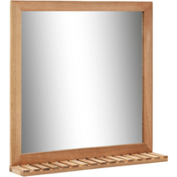 vidaXL Bathroom Mirror 60x12x62 cm Solid Walnut Wood