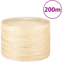 vidaXL Rope 100% Sisal 3 mm 200 m