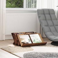 vidaXL Magazine Rack Old Wood 65 x 53 x 28.5 cm Engineered Wood