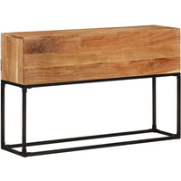 vidaXL Console Table 120x30x75 cm Solid Acacia Wood