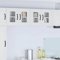 vidaXL Kitchen Cabinet Kalmar High Gloss White 60 x 31 x 40 cm