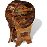 vidaXL Wine Rack for 10 Bottles Solid Reclaimed Wood
