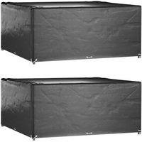 vidaXL Garden Furniture Covers 2 pcs 16 Eyelets 250x250x90 cm Square