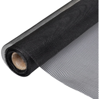 vidaXL Mesh Screen Fiberglass 100x1000 cm Black