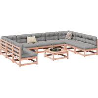 Garden Sofa Set Solid Wood Douglas Fir