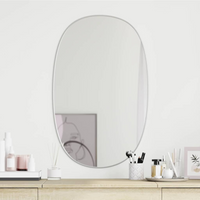 vidaXL Wall Mirror Silver 70x45 cm