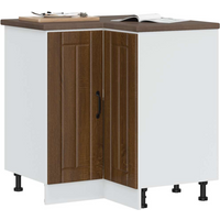 vidaXL Kitchen Corner Base Cabinet Lucca Brown Oak Engineered Wood