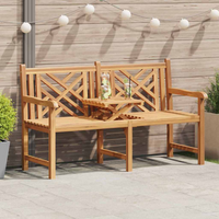 vidaXL Bench Brown 150 x 60 x 90 cm Solid Teak Wood