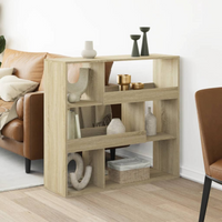 vidaXL Room Divider Sonoma Oak 100x33x94.5 cm Engineered Wood