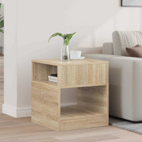 vidaXL End Table Sonoma Oak 40.5 x 40 x 45 cm Engineered Wood