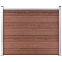 vidaXL Fence Panel WPC 180x146 cm Brown