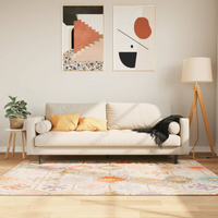 vidaXL Rug Washable Multicolour 160x230 cm Anti Slip