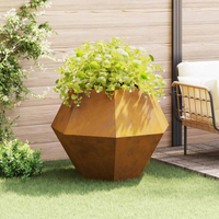 vidaXL Planter Rusty 100 x 100 x 80 cm Weathering Steel