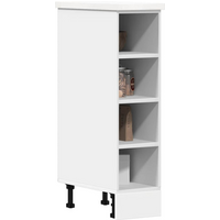 vidaXL Bottom Cabinet Riga White 20x44.5x81.5 cm Engineered Wood