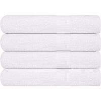 vidaXL Towels "FROGN" 4 pcs White 100x200 cm 360 gsm