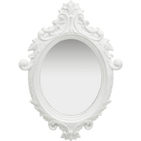 vidaXL Wall Mirror Castle Style 56x76 cm White
