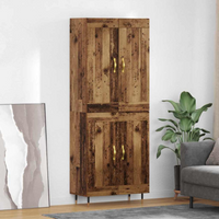 vidaXL Highboard Old Wood 69.5 x 34 x 90 cm Engineered Wood