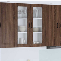 vidaXL Kitchen Cabinet Brown Oak 80 x 31 x 100 cm Engineered Wood