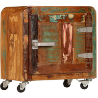 vidaXL Bedside Cabinet 50x30x50 cm Solid Reclaimed Wood