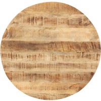 vidaXL Table Top Solid Mango Wood Round 25-27 mm 40 cm