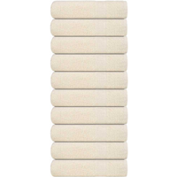 vidaXL Bath Towels "FROGN" 10 pcs Cream 100x150 cm 360 gsm