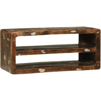 vidaXL TV Cabinet Multicolour 80 x 32 x 36 cm Solid Reclaim wood