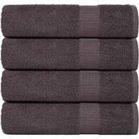 vidaXL Shower Towels "FROGN" 4 pcs Anthracite 70x140 cm 360 gsm