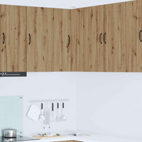 vidaXL Kitchen Cabinet with Storage Kalmar Artisan Oak 57 x 57 x 80 cm