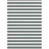vidaXL Zebra Blind Dark Grey 155x230 cm Fabric Width 150.9 cm Polyester